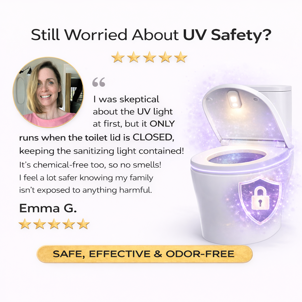 EzeBeam UV Toilet Sanitizer & Night Light