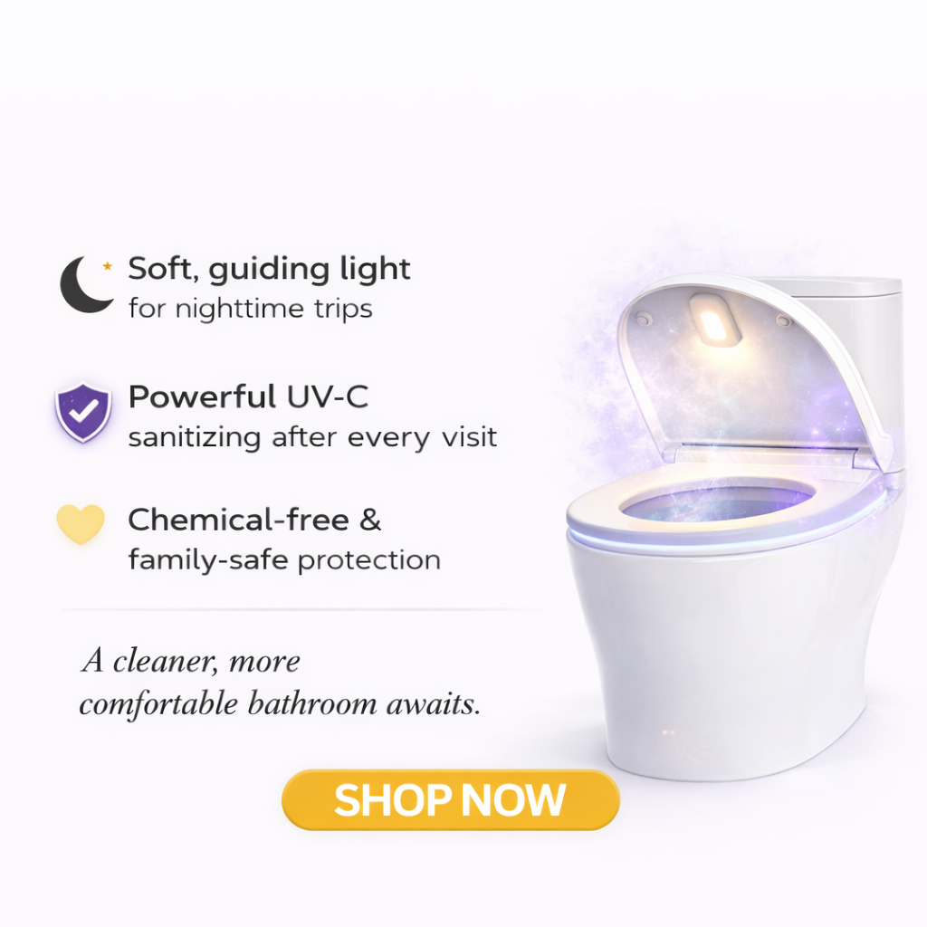 EzeBeam UV Toilet Sanitizer & Night Light